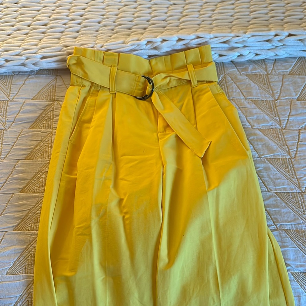 NWT yellow trouser from banana republic